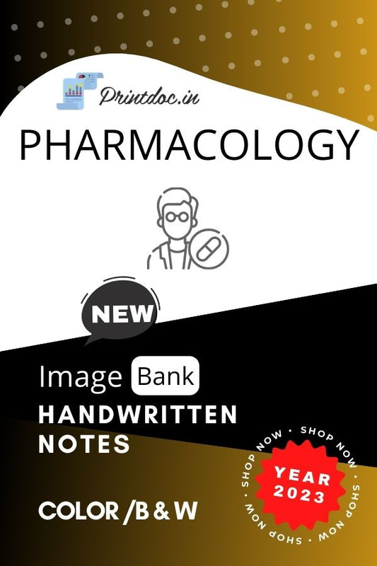 Image Bank - PHARMACOLOGY Notes 2023 - PrintDoc