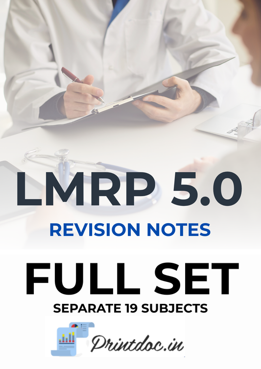 LMRP 5.0 RR - Separate 19 Subject Full Set Notes