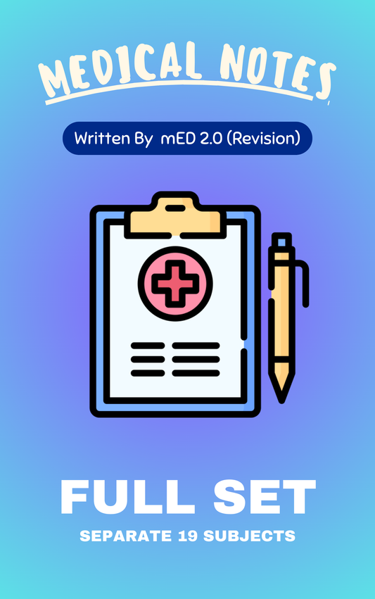 Med 2.0 Rapid Revision - Separate 19 Subject Full Set Notes