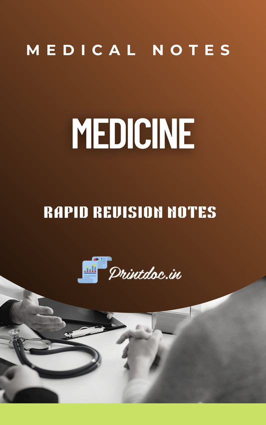 M 8.0 - Rapid Revision - MEDICINE