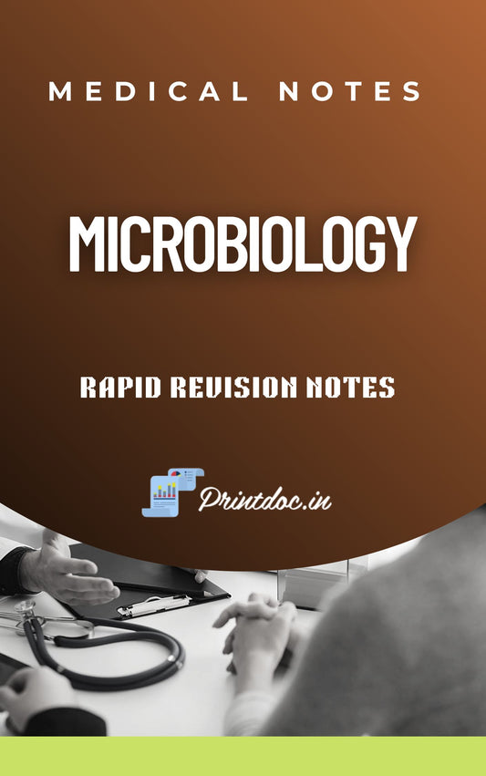 M 8.0  - Rapid Revision - MICROBIOLOGY