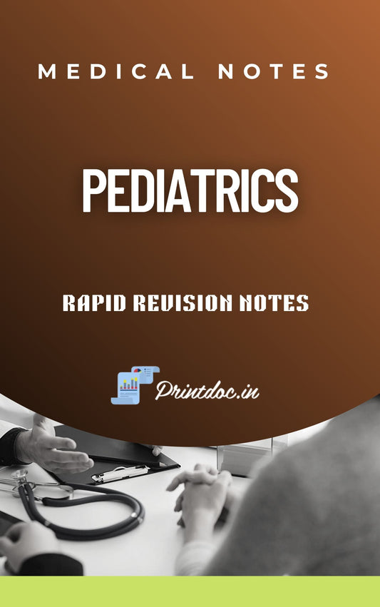 M 8.0  - Rapid Revision - PEDIATRICS - PrintDoc