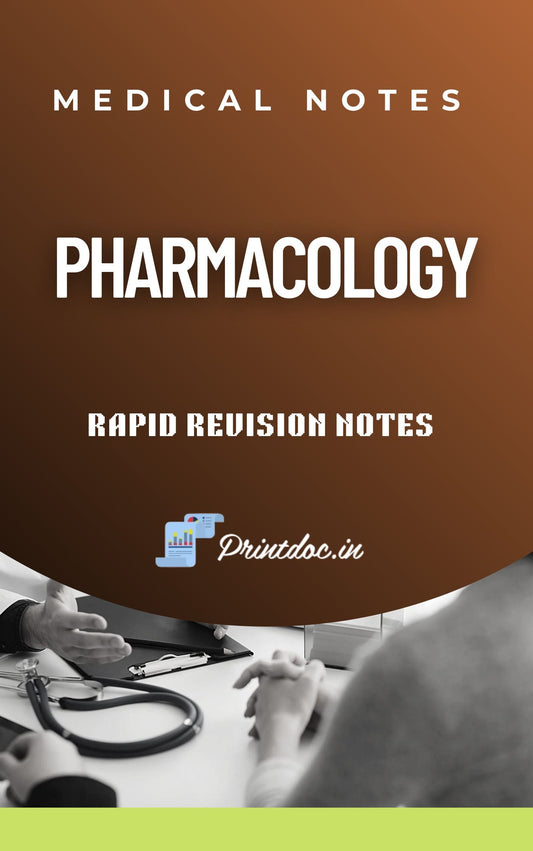 M 8.0  - Rapid Revision - PHARMACOLOGY - PrintDoc