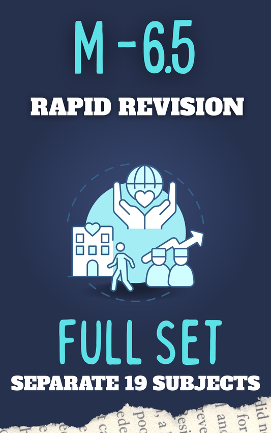 M.6.5 Rapid Revision - Separate 19 Subject Full Set Notes