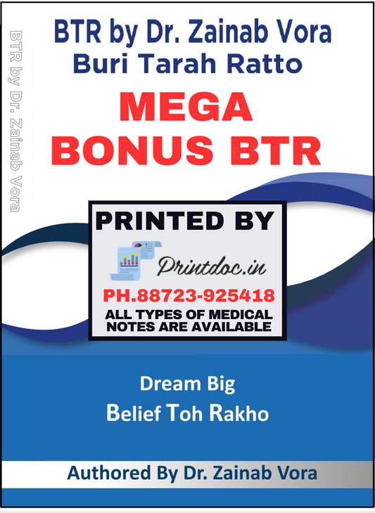 BTR MEGA BONUS ANNOTATED BY DR. ZAINAB VORA (New Offer)