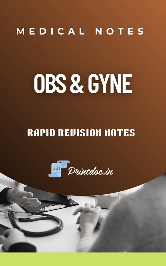 M 8.0  - Rapid Revision - OBS & GYNE