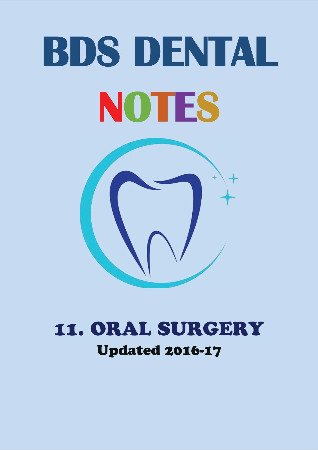 ORAL SURGERY - BDS Dental Notes - PrintDoc