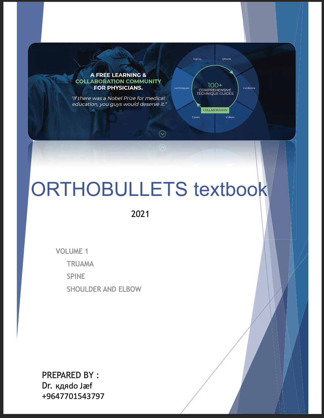 Orthobullets Notes - Vol 1