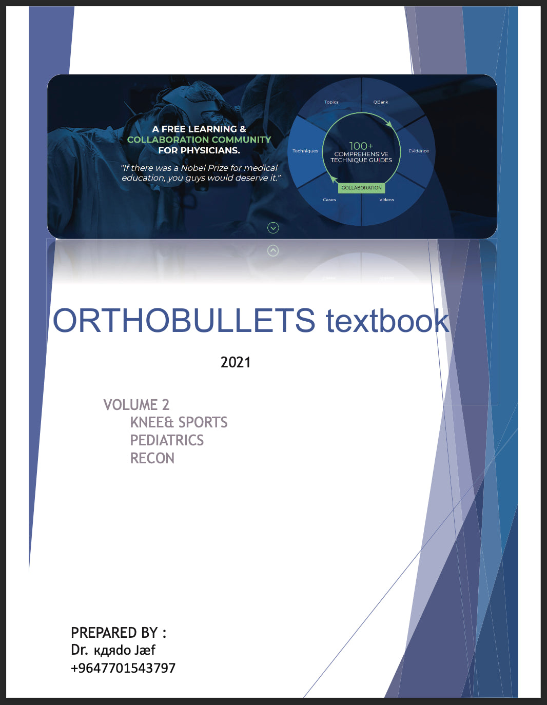 Orthobullets Notes - Vol 2