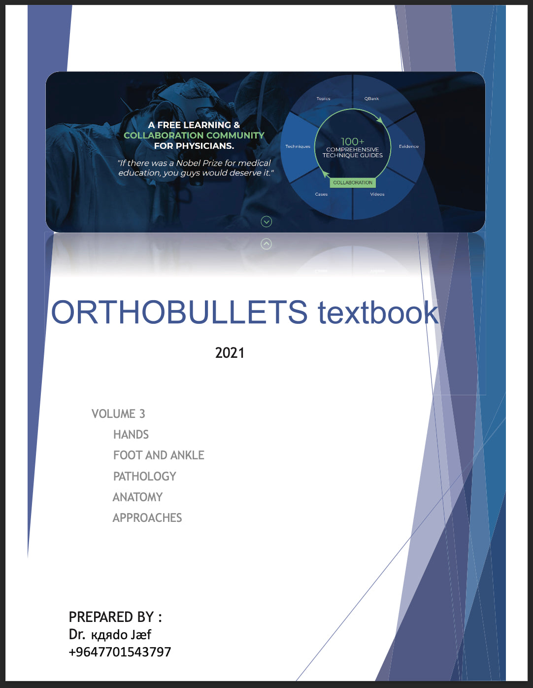 Orthobullets Notes - Vol 3