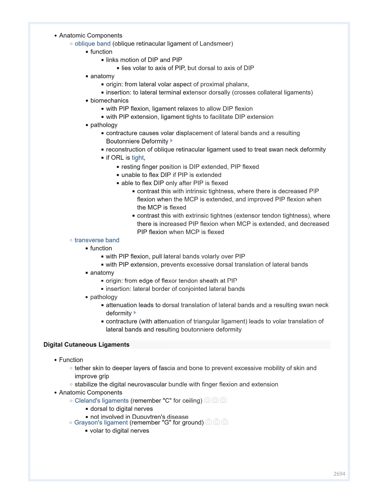 Orthobullets Notes - Vol 3 - PrintDoc