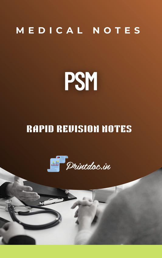 M 8.0  - Rapid Revision - P.S.M