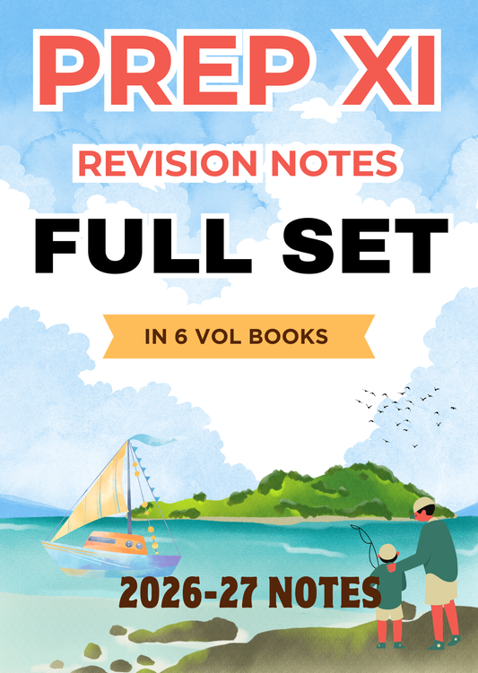 FULL SET - Prep XI RR Notes 2026