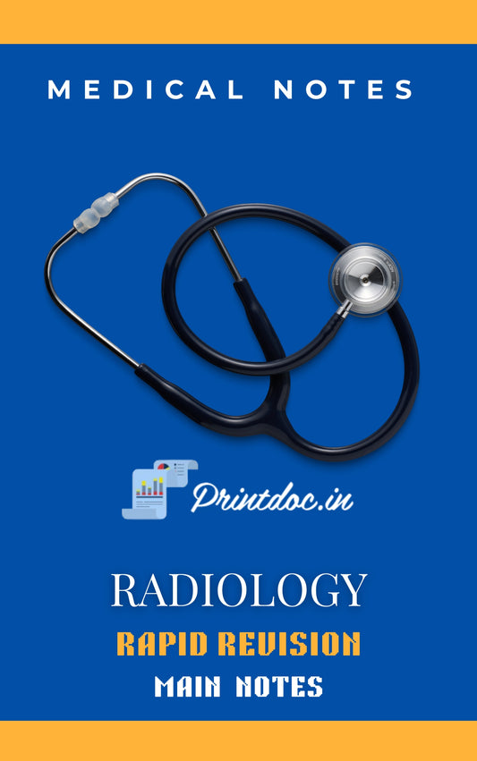 P 6-0 Rapid Revision - RADIOLOGY