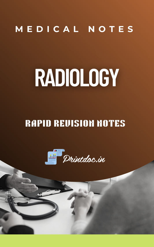 M 8.0  - Rapid Revision - RADIOLOGY