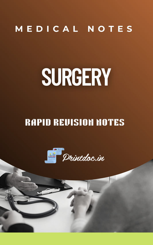 M 8.0  - Rapid Revision - SURGERY