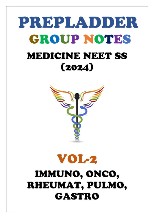 Prep Medicine - IMMUNO - ONCO - RHEUMAT - PULMO - GASTRO - Super Speciality Notes