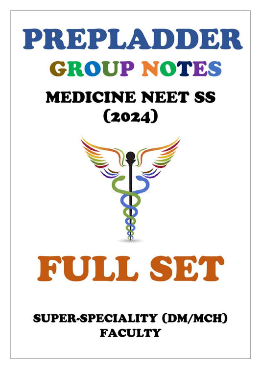 Prep Medicine - Full Set - Super Speciality Notes