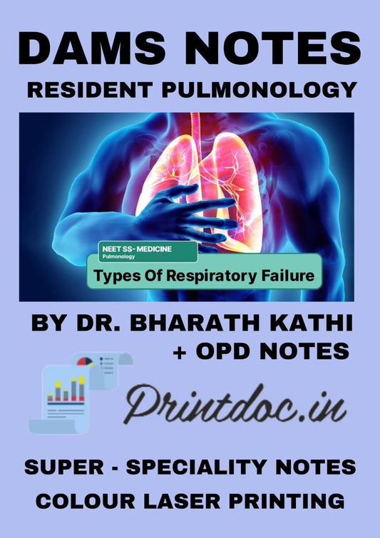 Resident Pulmonology - OPD Notes