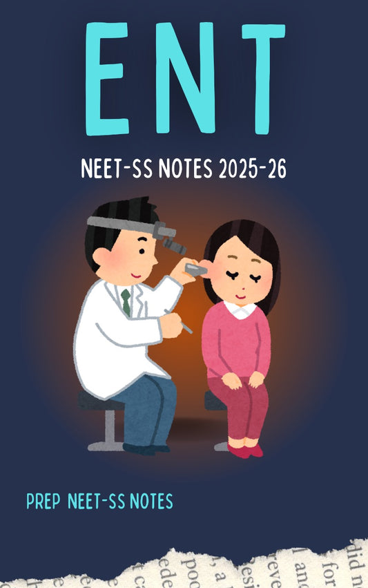 ENT Prep Set - Super Speciality - Neet SS Notes